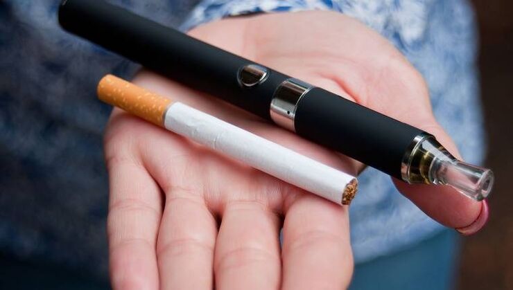 Cigarros electrónicos en vez de común